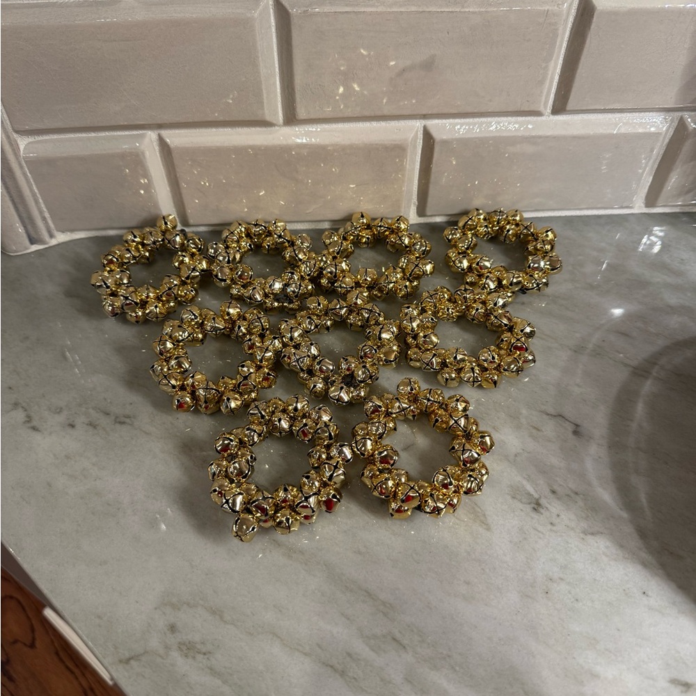 Gold napkin holders